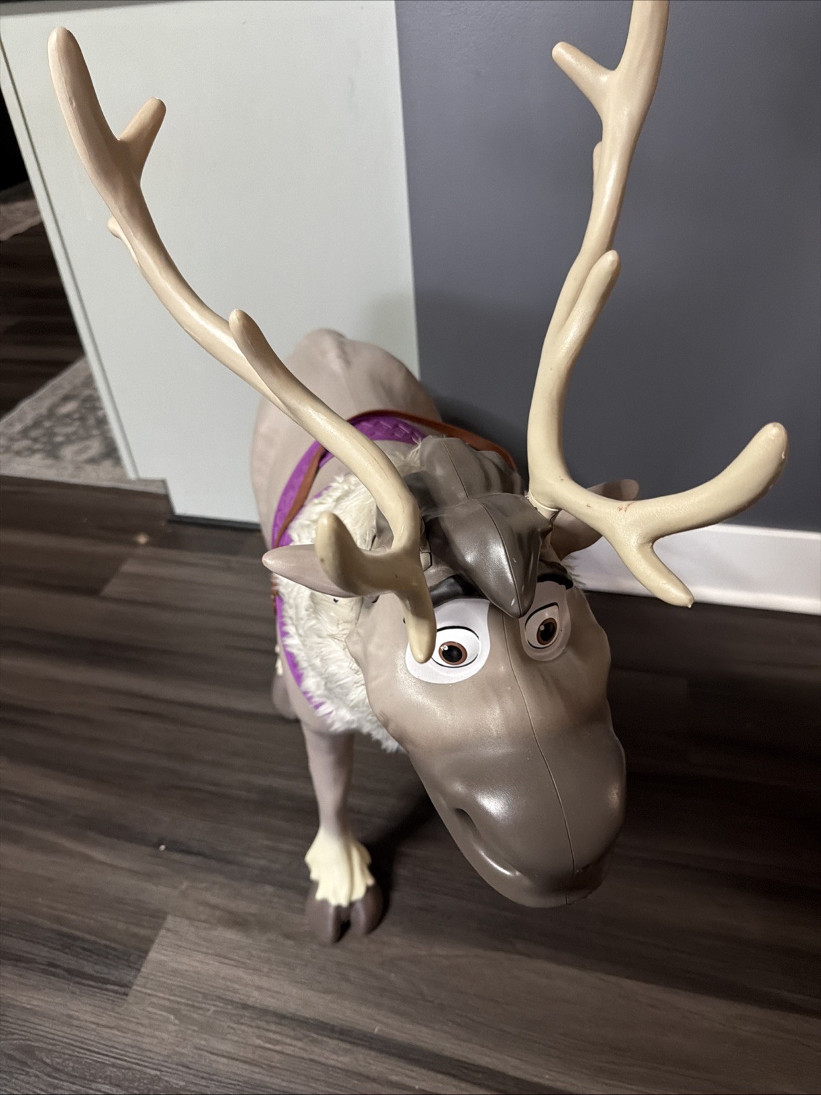 Disney Frozen 2 My Size Playdate Sven Reindeer Ride On Toy with Sounds Life-Size