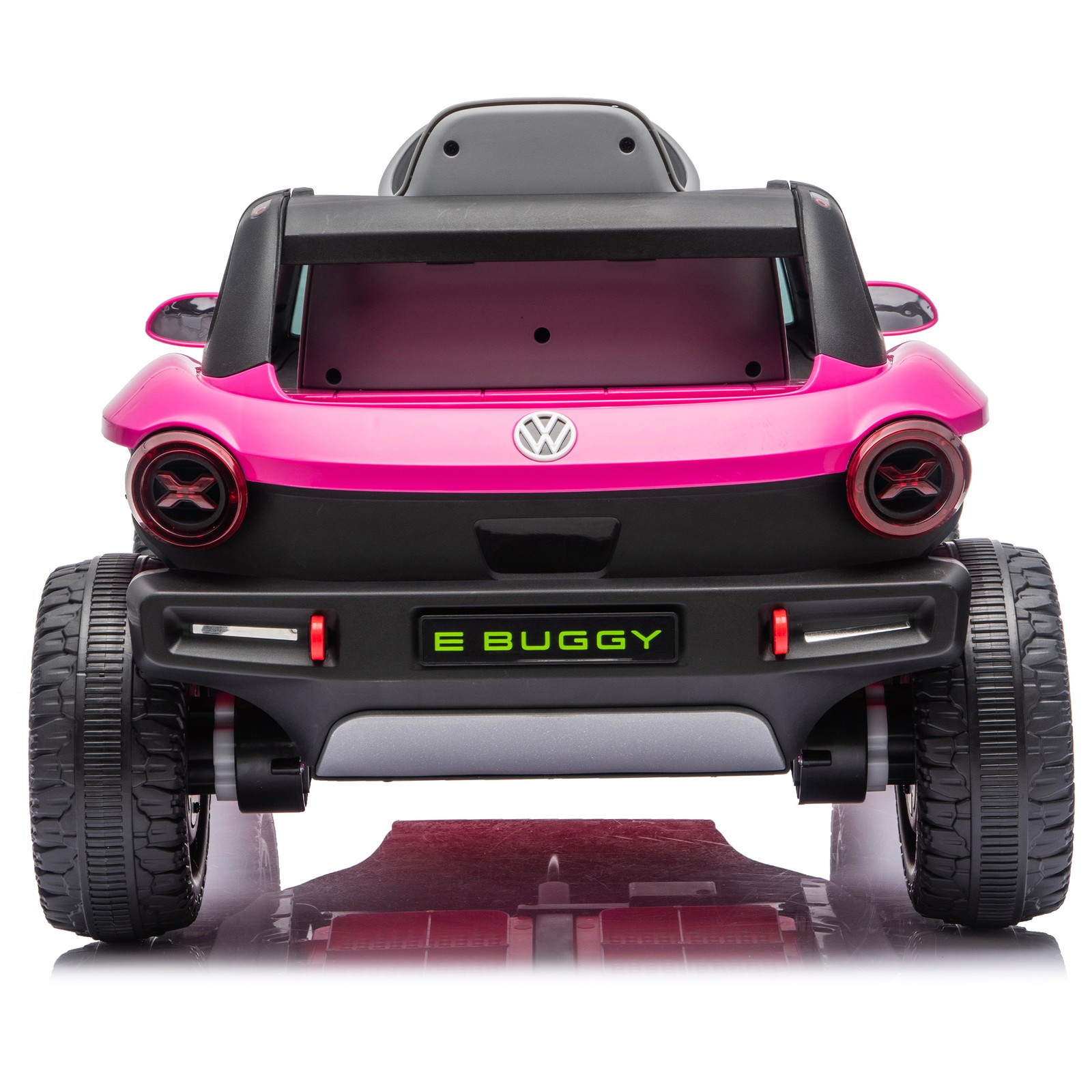 12V Licensed Volkswagen Beetle Kids Ride On Electric Car Speeds 1.5-2.5MPH Pink