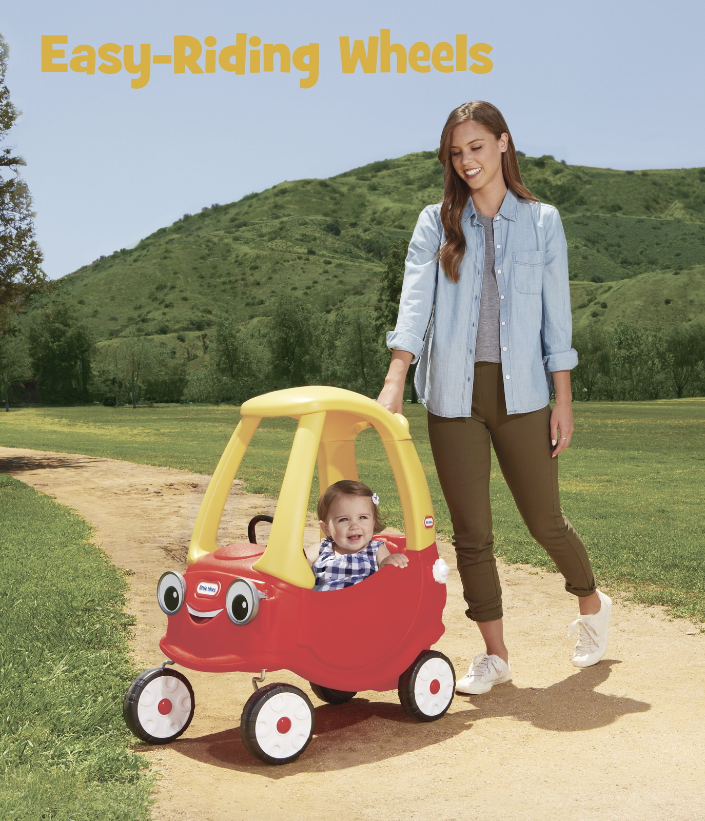 Push Ride on Toy W/ Kids Indoor/Outdoor Car W/ Kids Parent-Friendly Design Fun