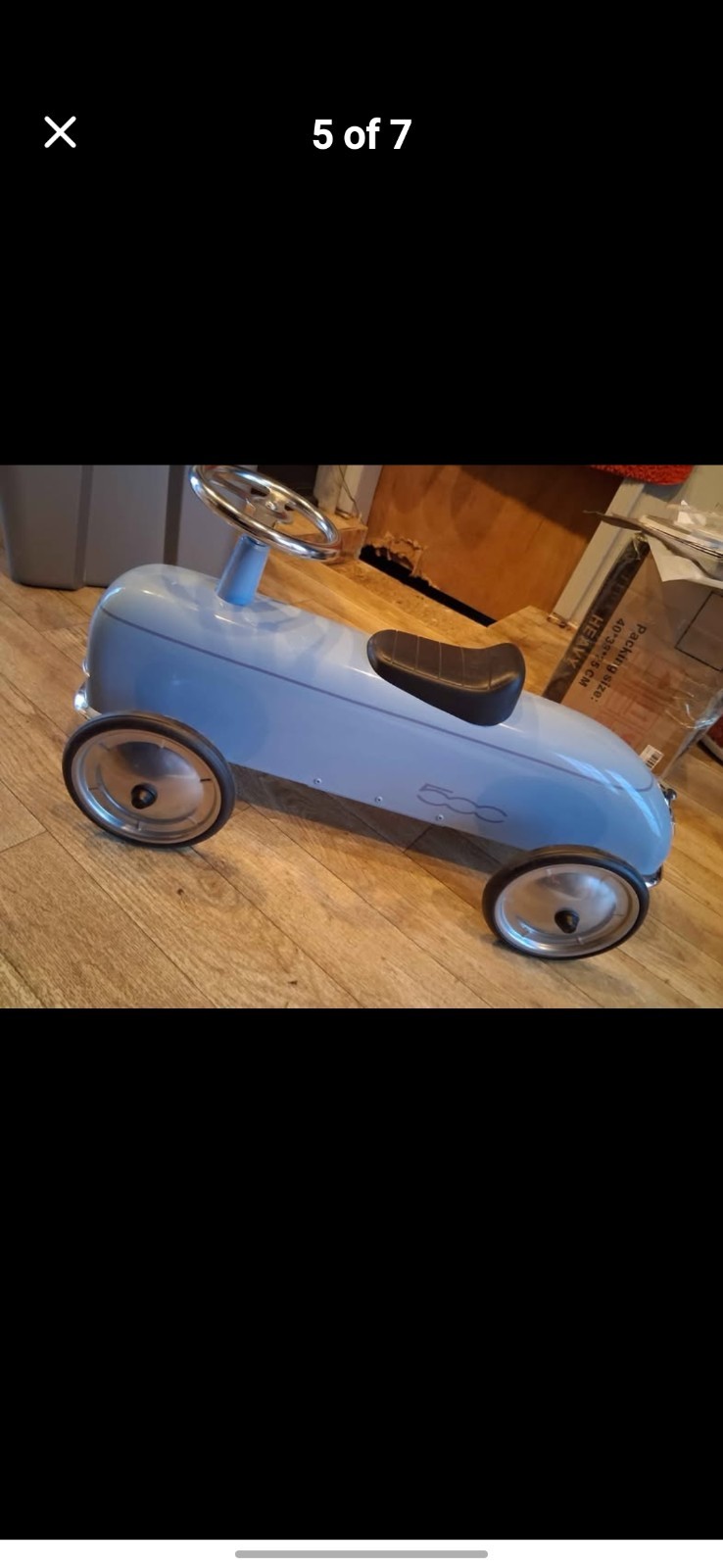 Nordstrom roadster Fiat 500 Vintage Ride On Toy/collectable Car