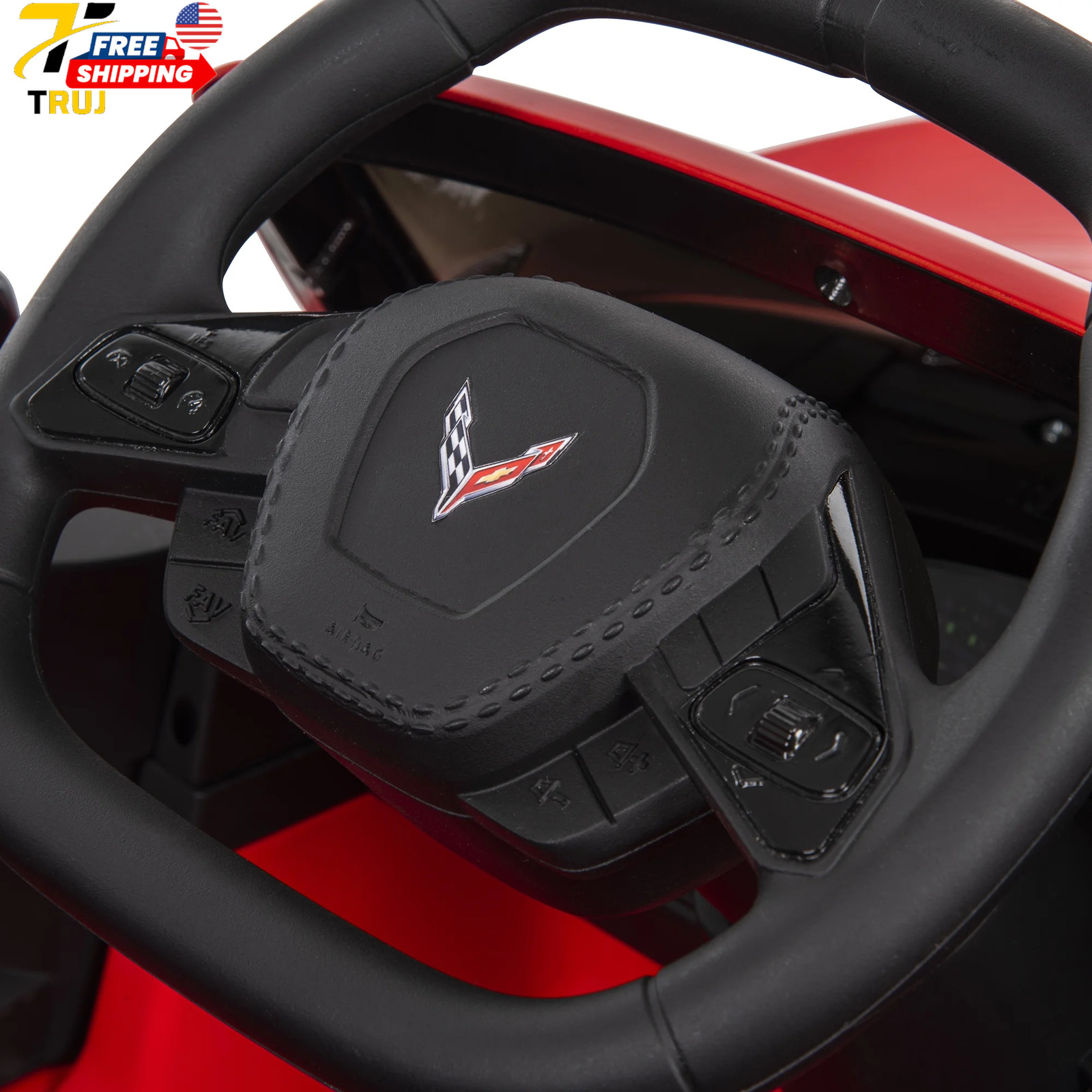 Huffy Corvette Stingray Ride-On Car Battery Powered 12V Children Ages 3+ Sounds