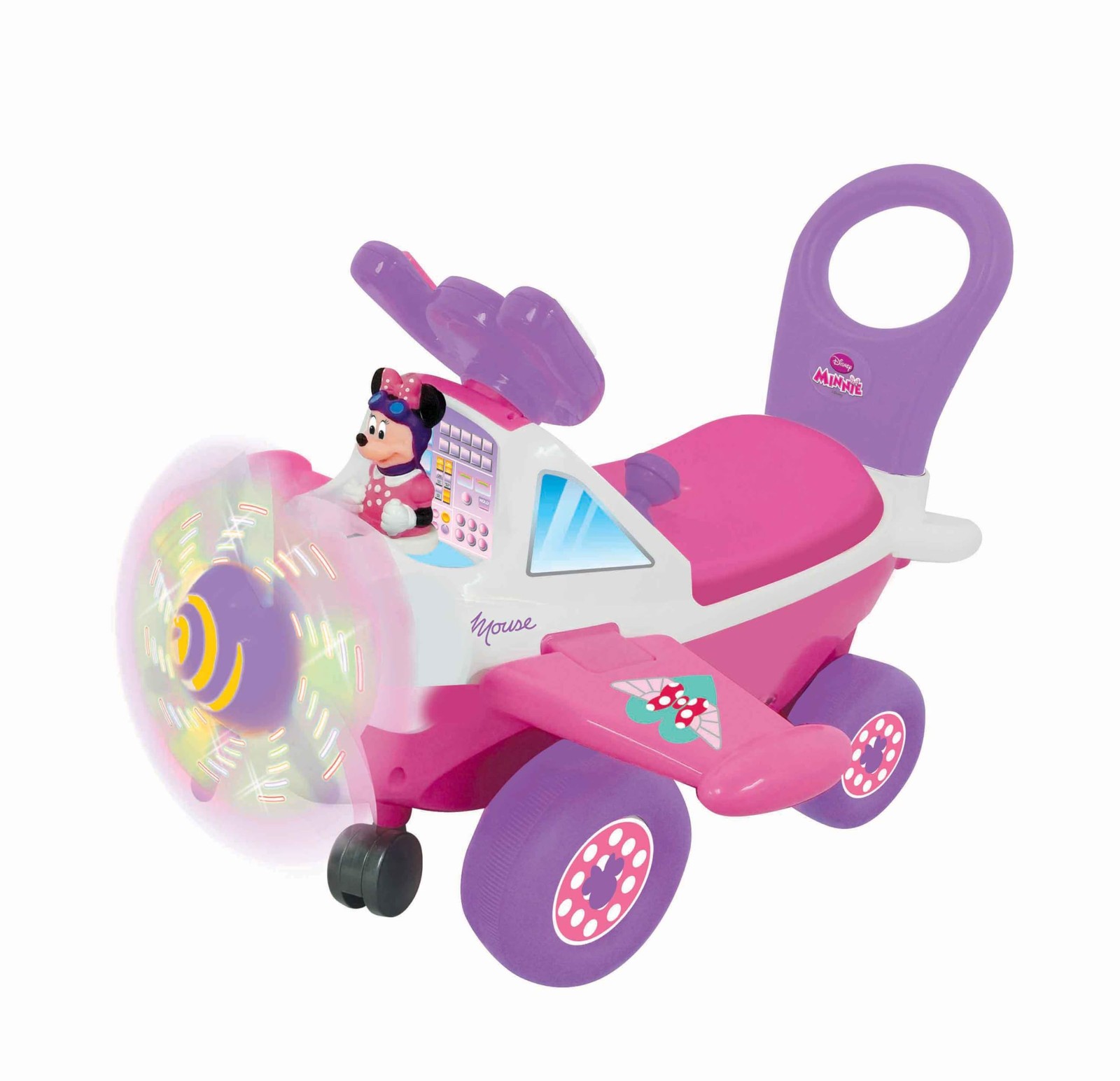 Minnie Mouse Ride On Toy Plane With Lights Sounds And Steering Fun