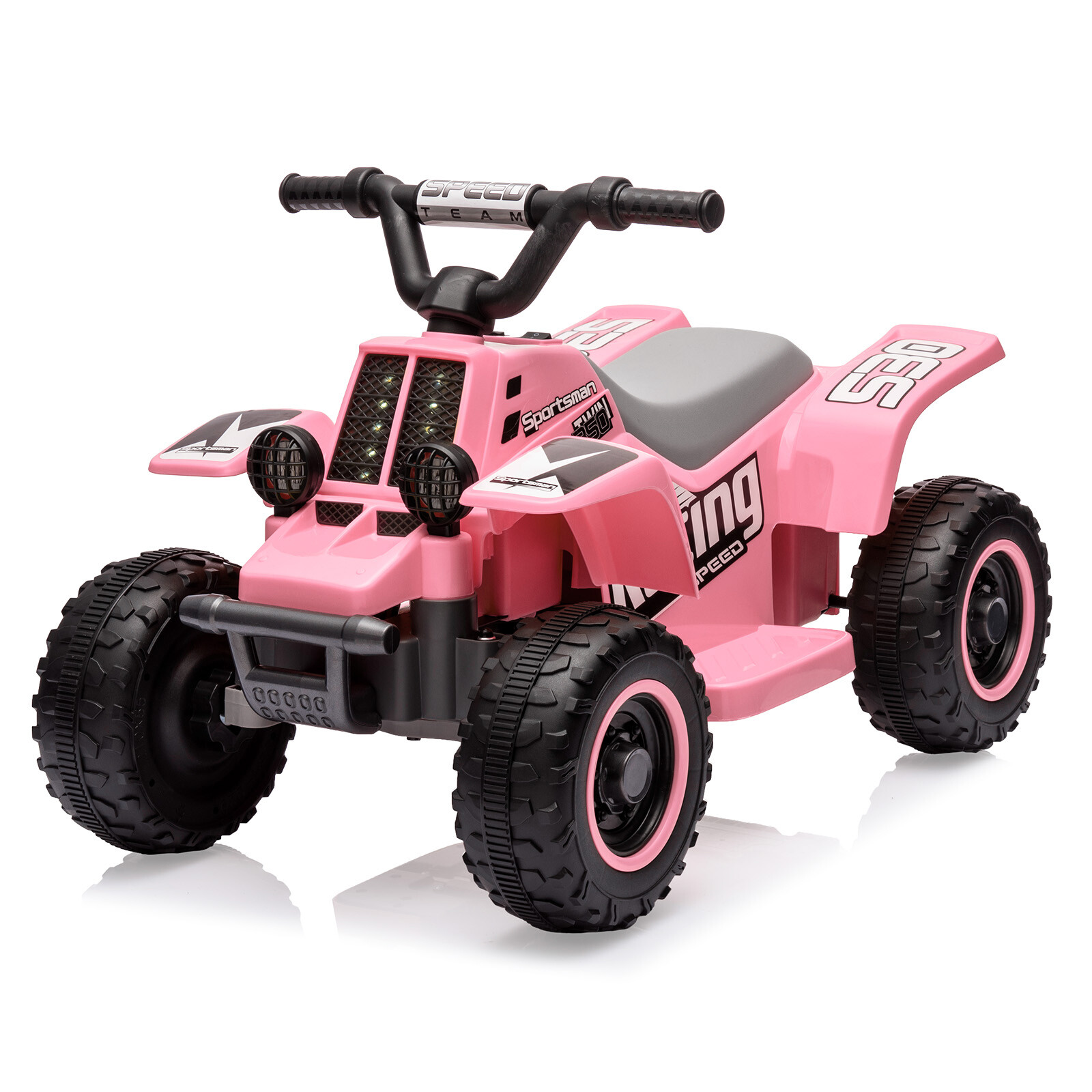 6V Kids Ride On Car 4-Wheeler ATV Play Car Electric Vehicle for Boys & Girls
