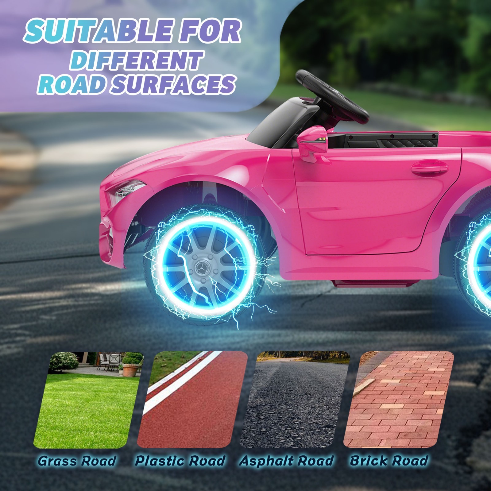 12V Kids Electric Car Truck Ride on Toys w/Remote, Power Wheels for Girls Boys