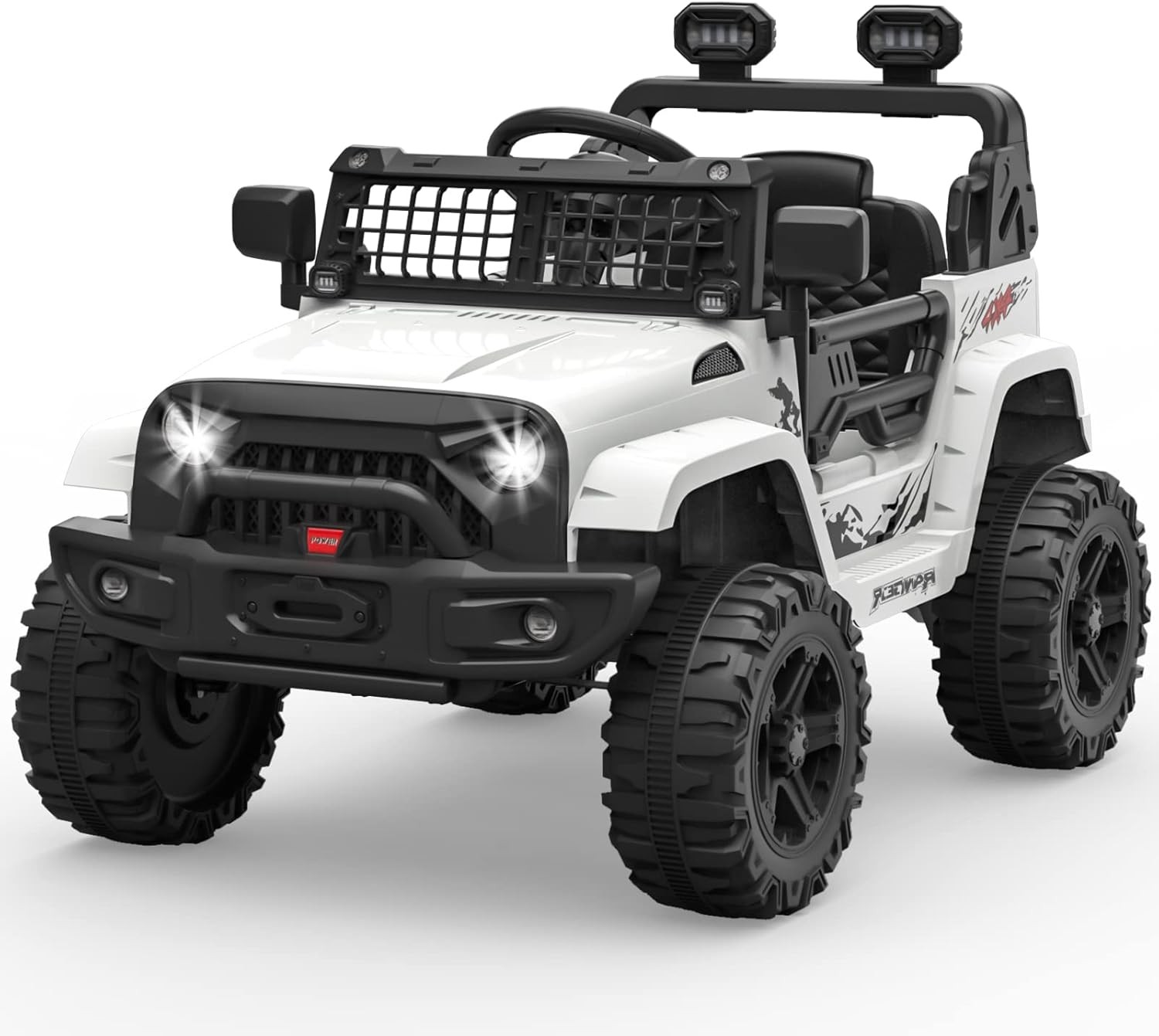 12V Kids Electric Ride On Car Dual 35W Motor Single Seat Outdoor Toy Vehicle