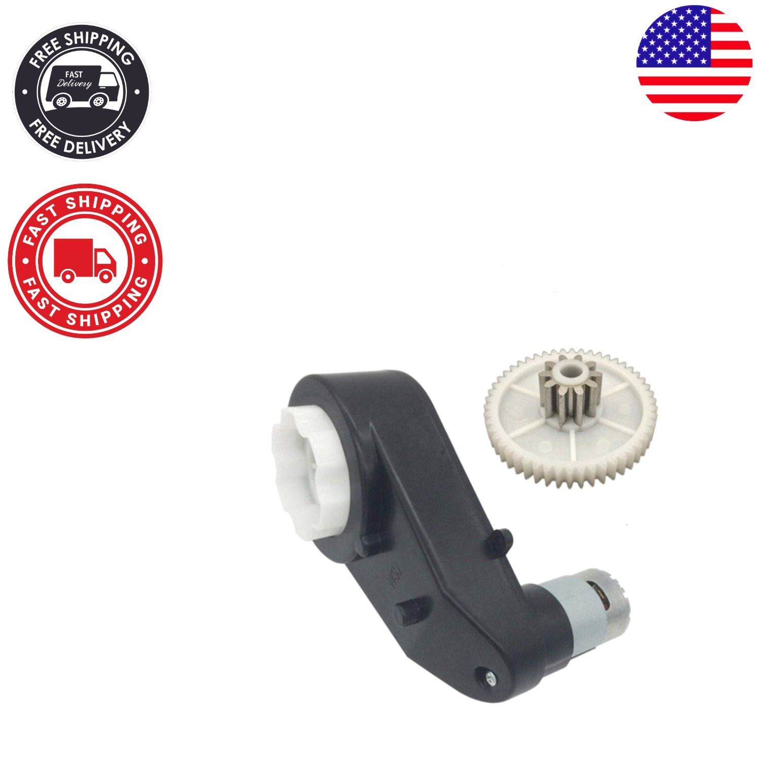 High-Speed 24V DC Motor Gearbox for Kids’ Ride-On Cars – Easy Install & Fun!