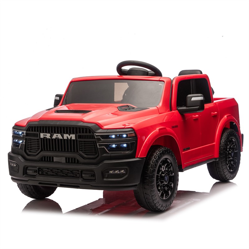24V 160W Dodge RAM 2-Seater Kid Ride On Truck w/ Remote Control 2WD Car for 3-6