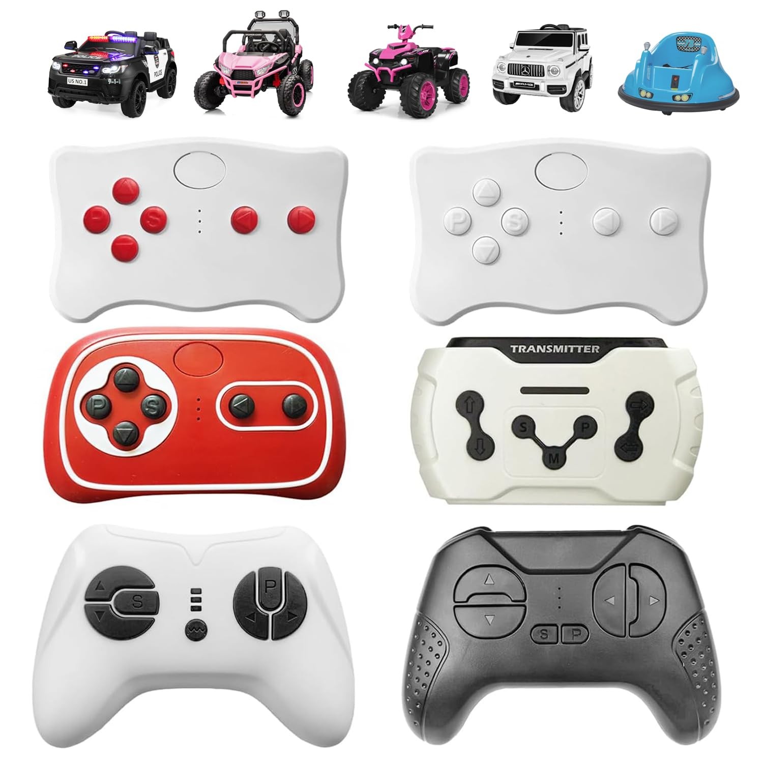 NO.5 Remote Control for Kids Ride on Toy Car,2.4G Bluetooth Remote for Power …