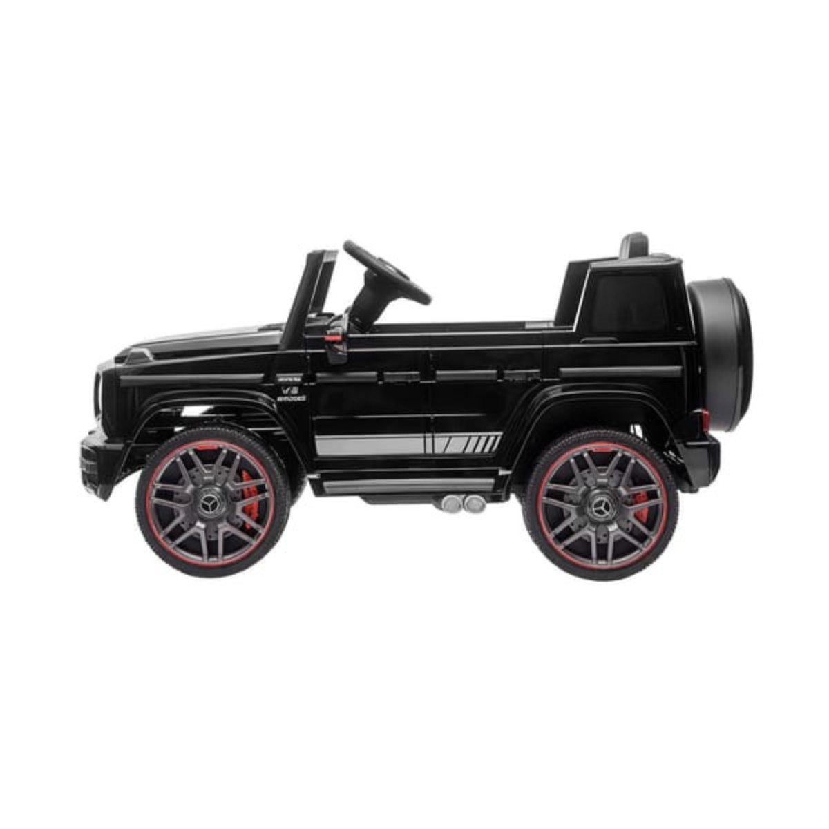 Black Mercedes Kids Electric Ride On SUV G63 Toy Car Remote Control 12V