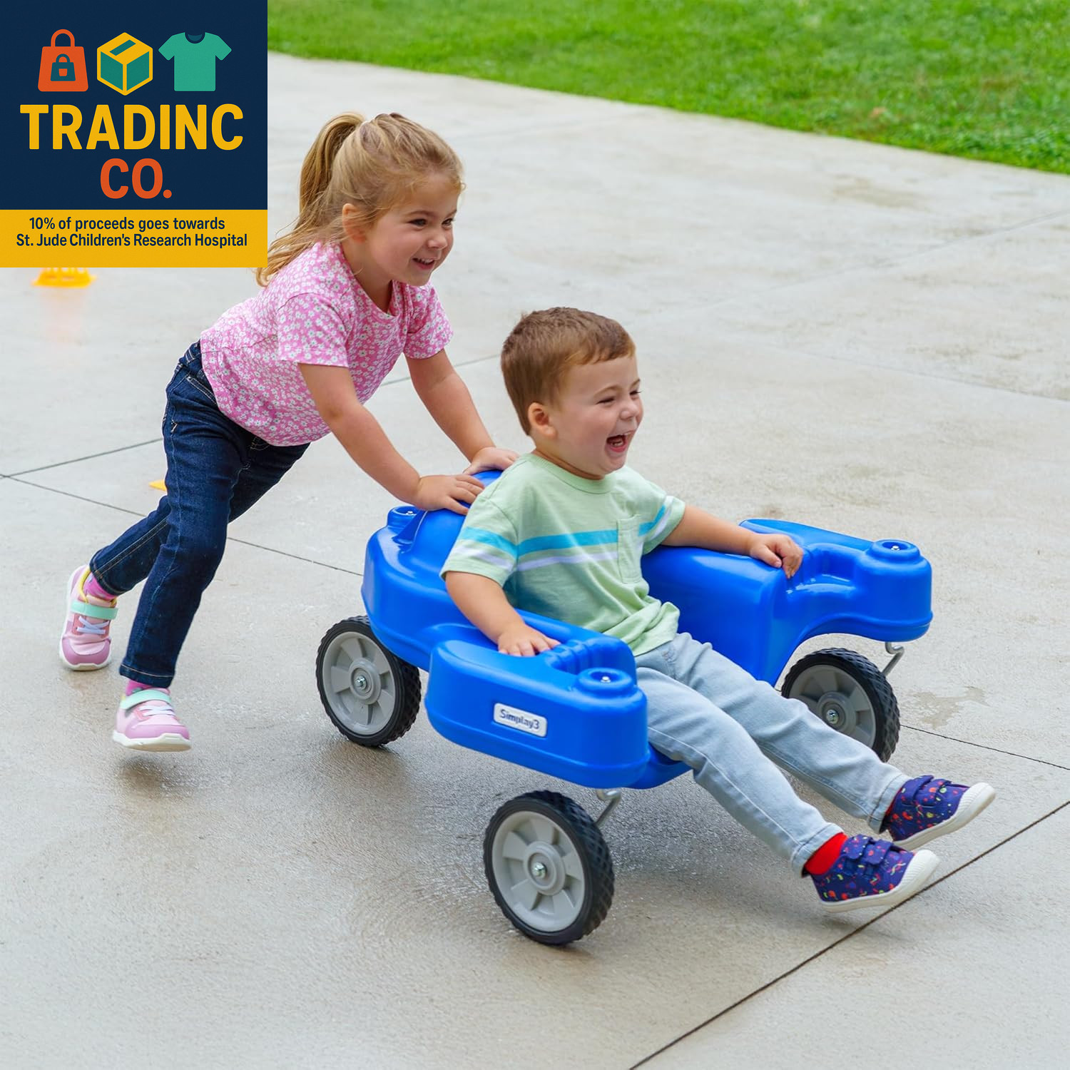 Galaxy Glider Ride-On Toy for Toddlers and Kids Ages 1-1/2 to 5 Years, 360-Degre