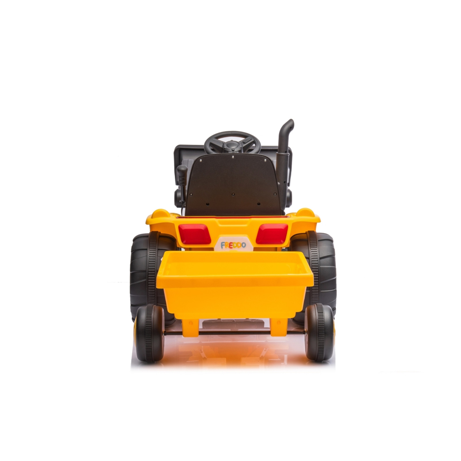 12V Freddo Kids Excavator Ride On Tractor Construction Car W/ Front Shovel Yello