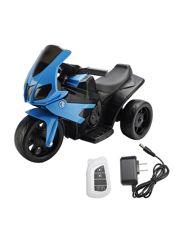 3Wheel 6V Kid Ride On Motorcycle Electric Toy With Remote Control LED Light#