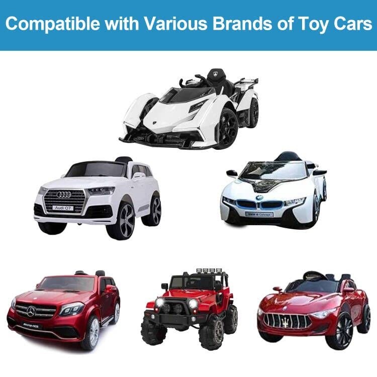 12V Battary Charger for Ride On Toys, Power Wheels Kids Electric Car 12 Volt…
