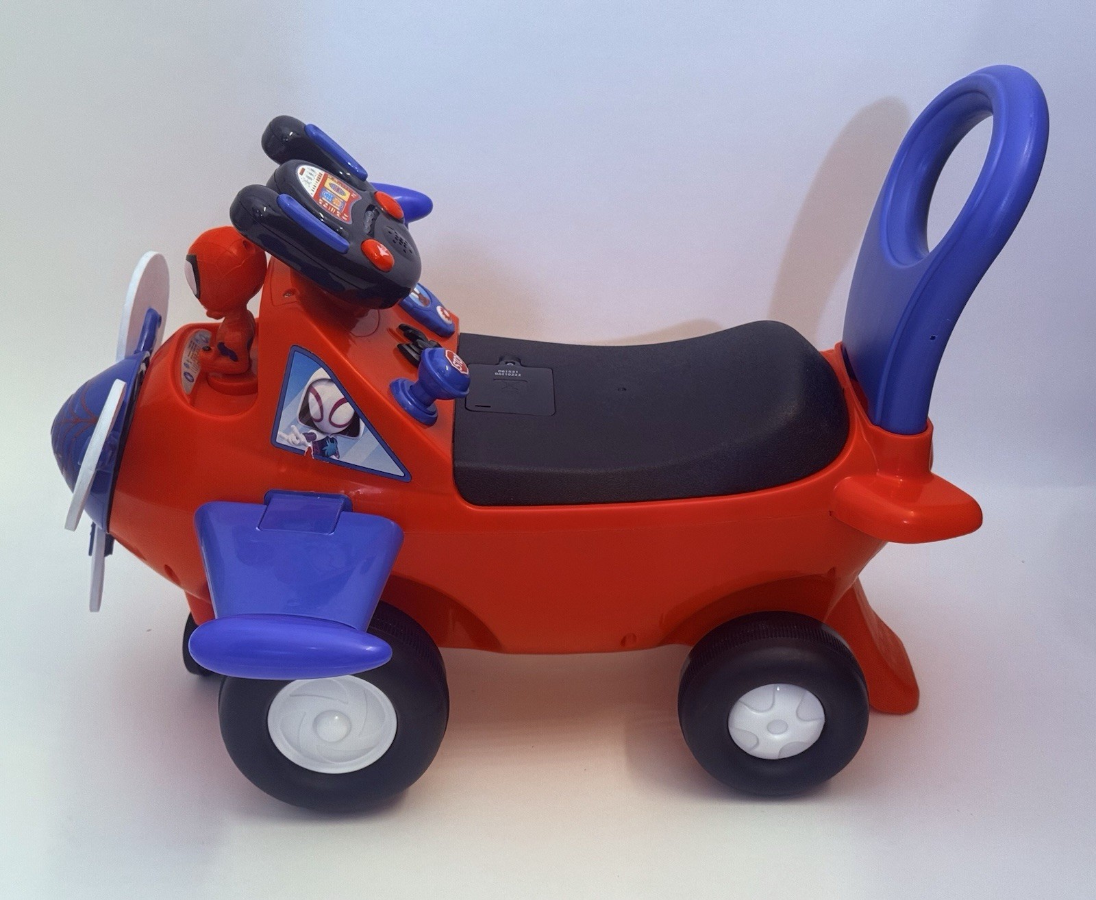 Marvel Lights N Sounds Spidey Activity Plane Ride-on batteries included ￼