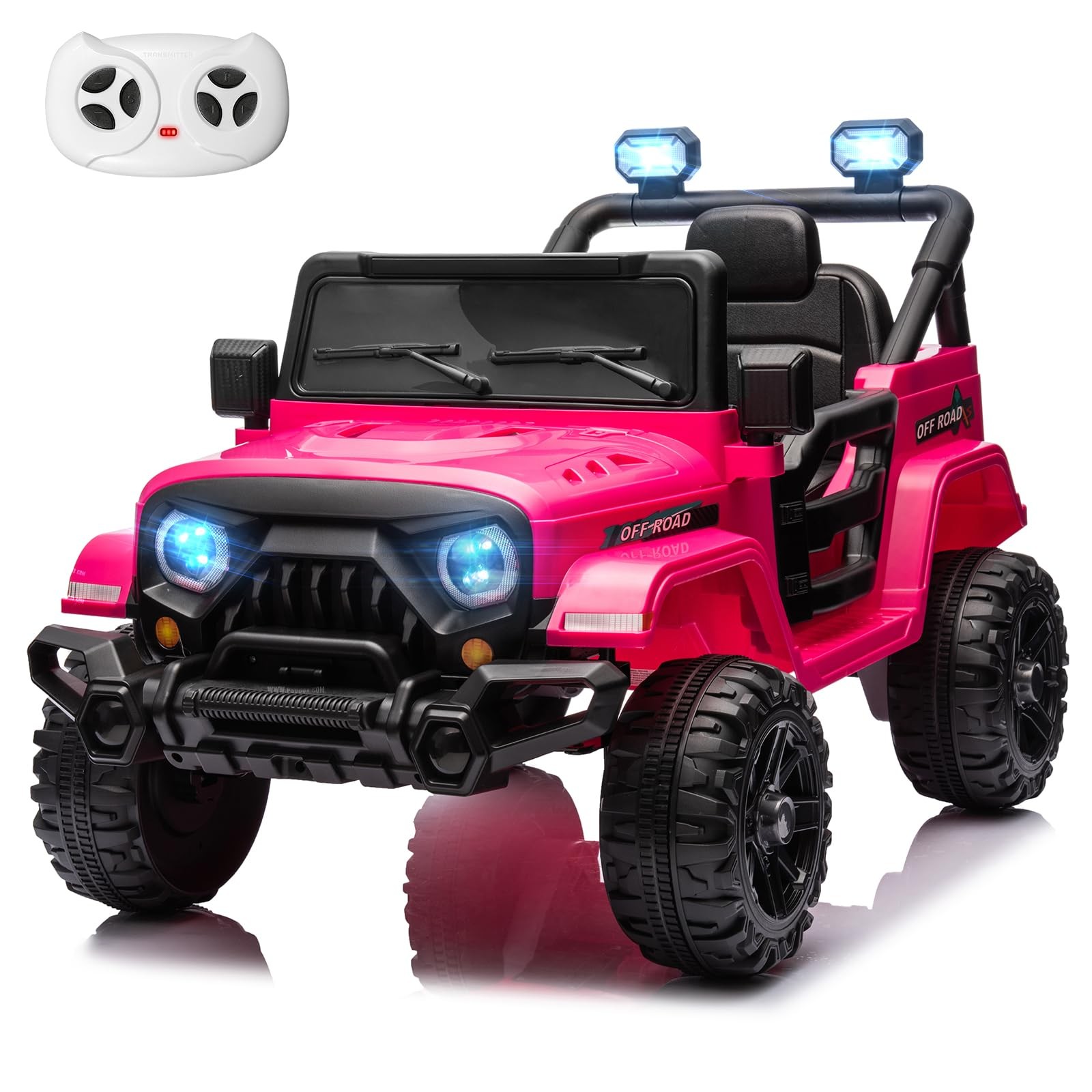 Carro Electrico Para Niños De 3 A 5 Años Montar Manejar Y Jugar Con Luces NUEVO