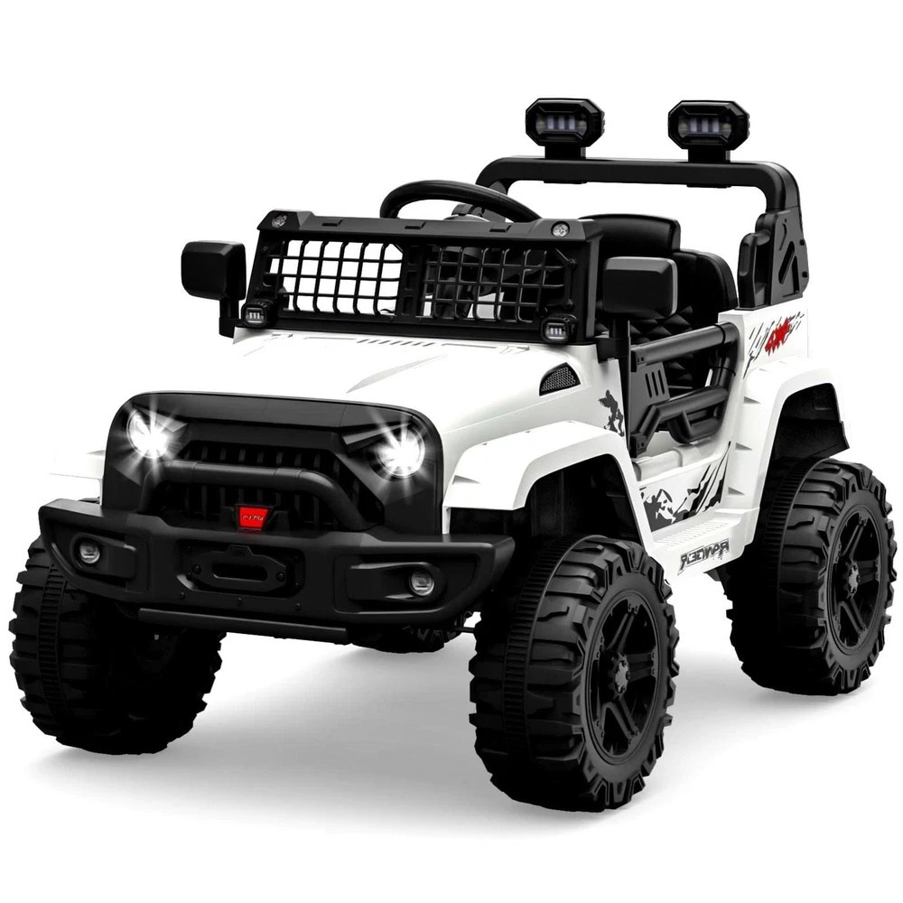 12V Kids Electric Ride-On Truck w/Parent Remote Control, Spring Suspension & …