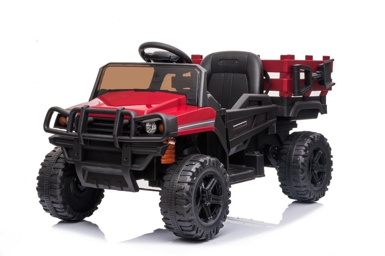 Farm Truck 12V Battery Powered Electric Vehicle Ride On with Trailer 3 colors