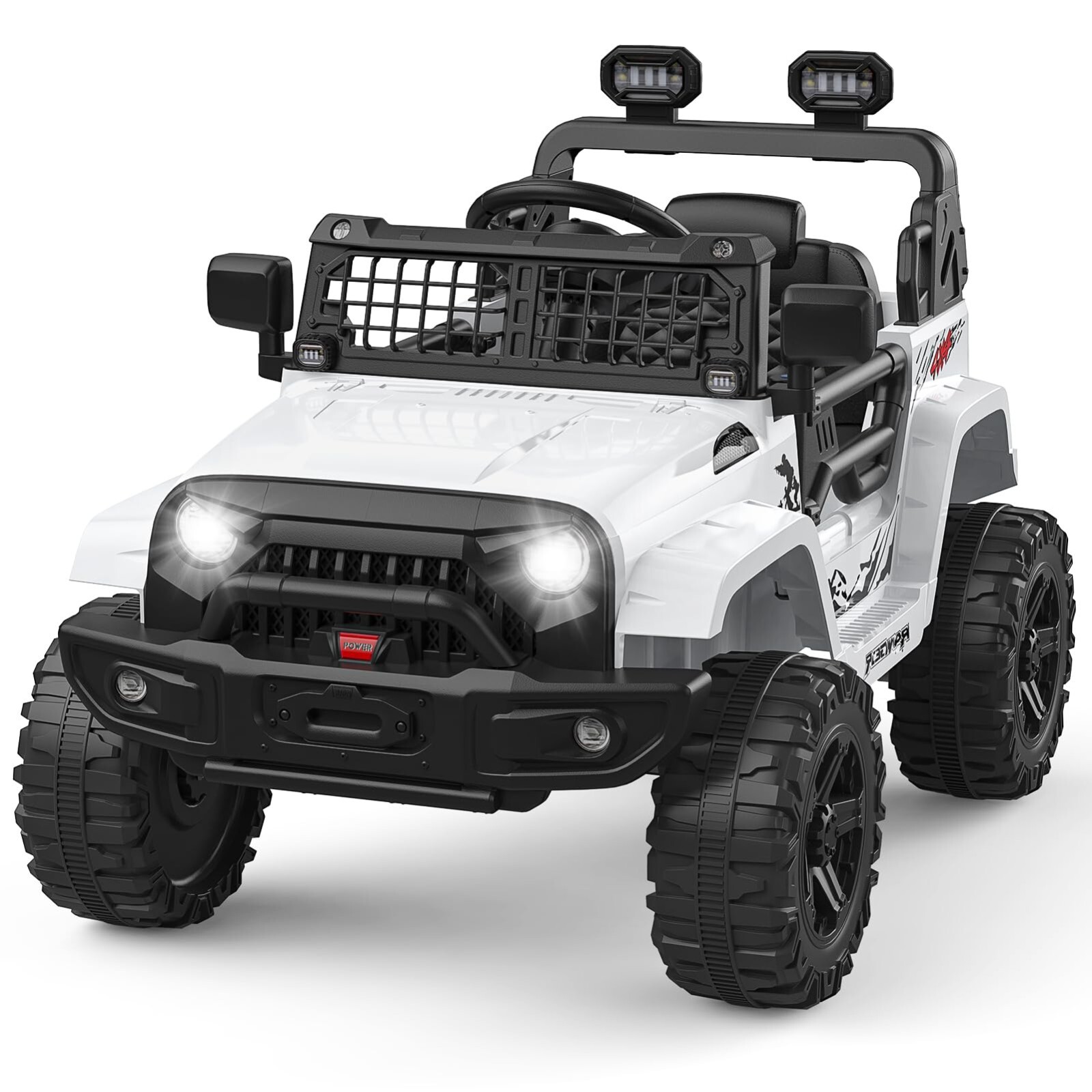 Ride on Truck Car 12V Kids Electric Vehicles W/Parent Remote Control & LED Light