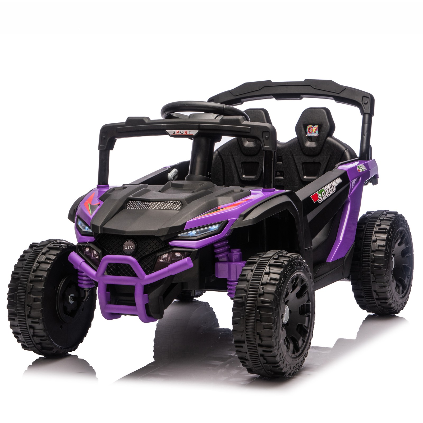 24V Kids Ride on UTV Electric Off-Road Car Speed 1.86-3.11mph w/Remote Control