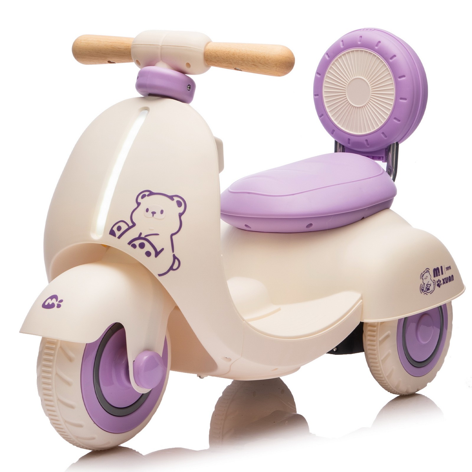 12V Kids Ride On Electric Motorcycle 3-Wheels Toddler Scooter Parents Control