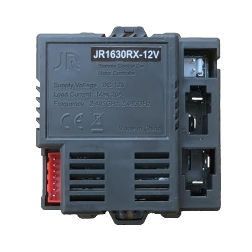 JR1630RX 12V 2.4G Remote Control and Receiver, for Kids Ride On Toys, 12V
