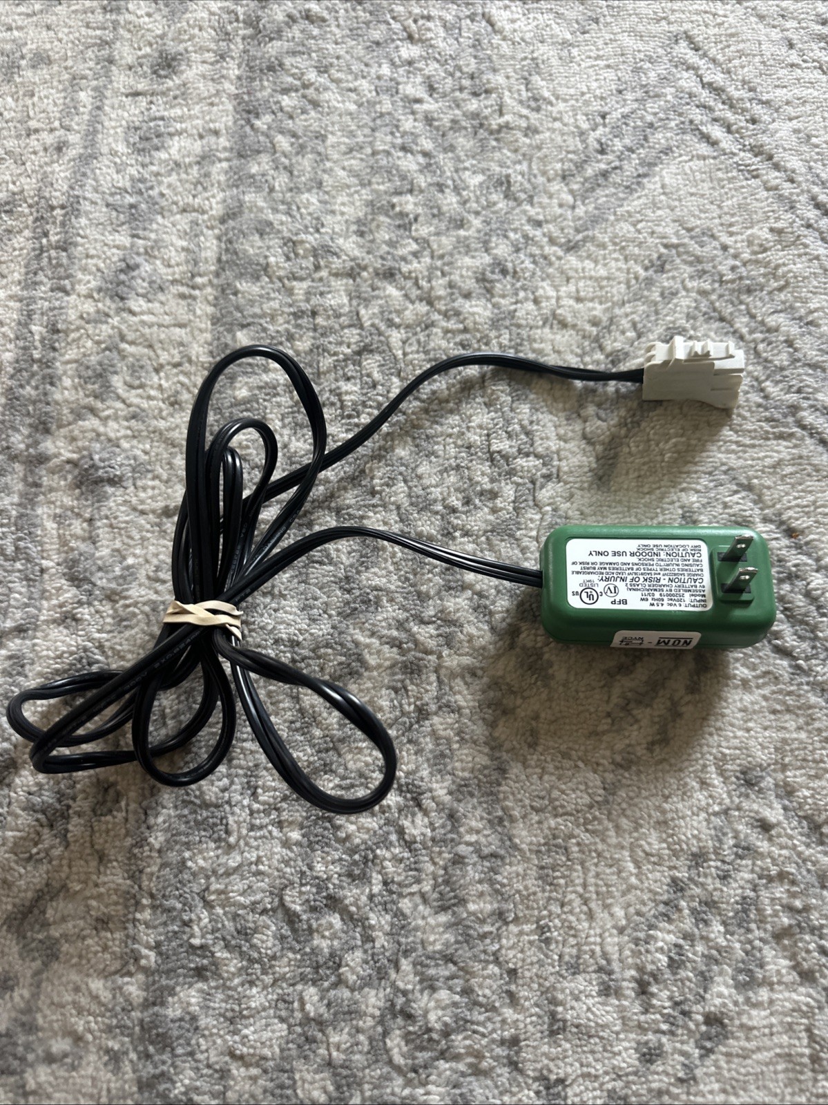 Peg Perego 6Vdc 25200019 MECB0085U 6V Battery Charger Genuine OEM