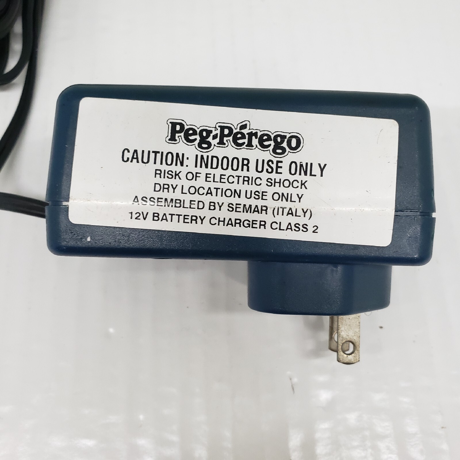 Peg Perego 12v Green Battery Charger Model 25200001