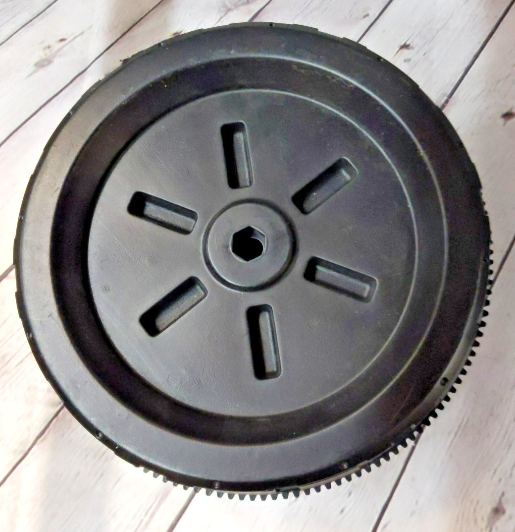 Genuine Kid Trax CAT Bulldozer 12V Rear Wheel 11″x4.5″ 10mm
