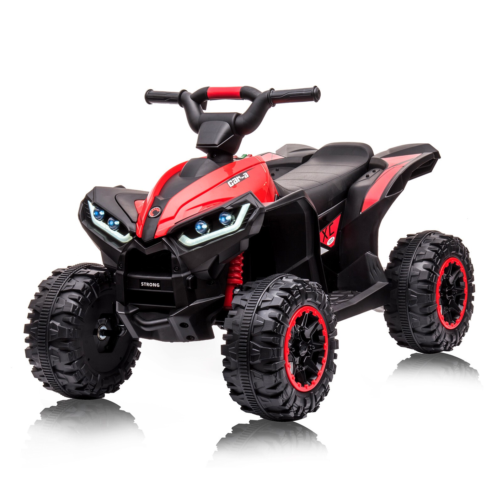 Kids Ride On ATV Car 12V Electric Car Toys with Remote, LED Lights, Horn, Music