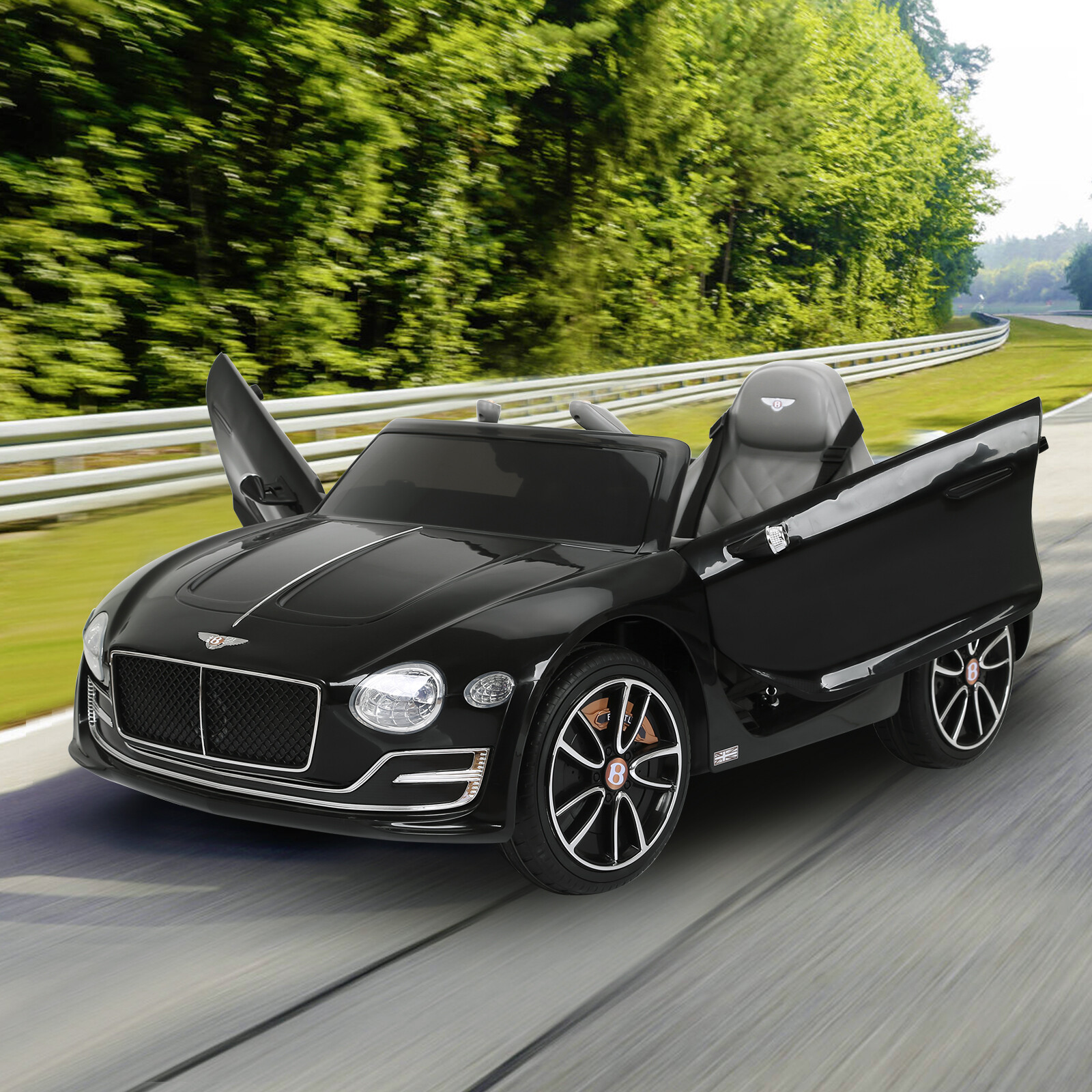 12V Kids Electric Ride on Car Licensed Bentley Style w/Remote Control LED Toys
