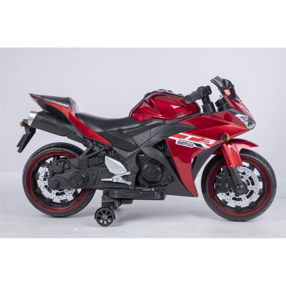 Kids Electric Motorcycle Ride Safe For 3-6 Years Kids,Lighting Wheels Bike Ride