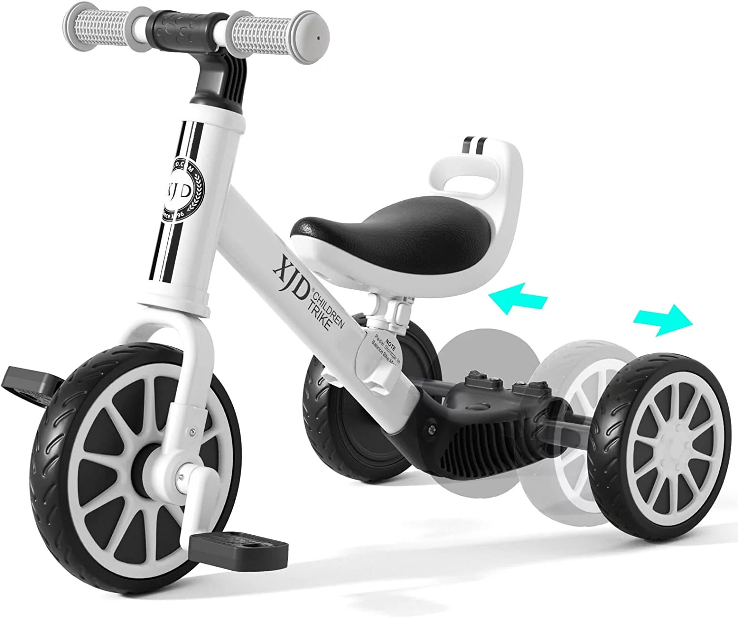 5 in 1 Toddler Bike for 1-4 Years Old Boys Girls Tricycles for Balance Training