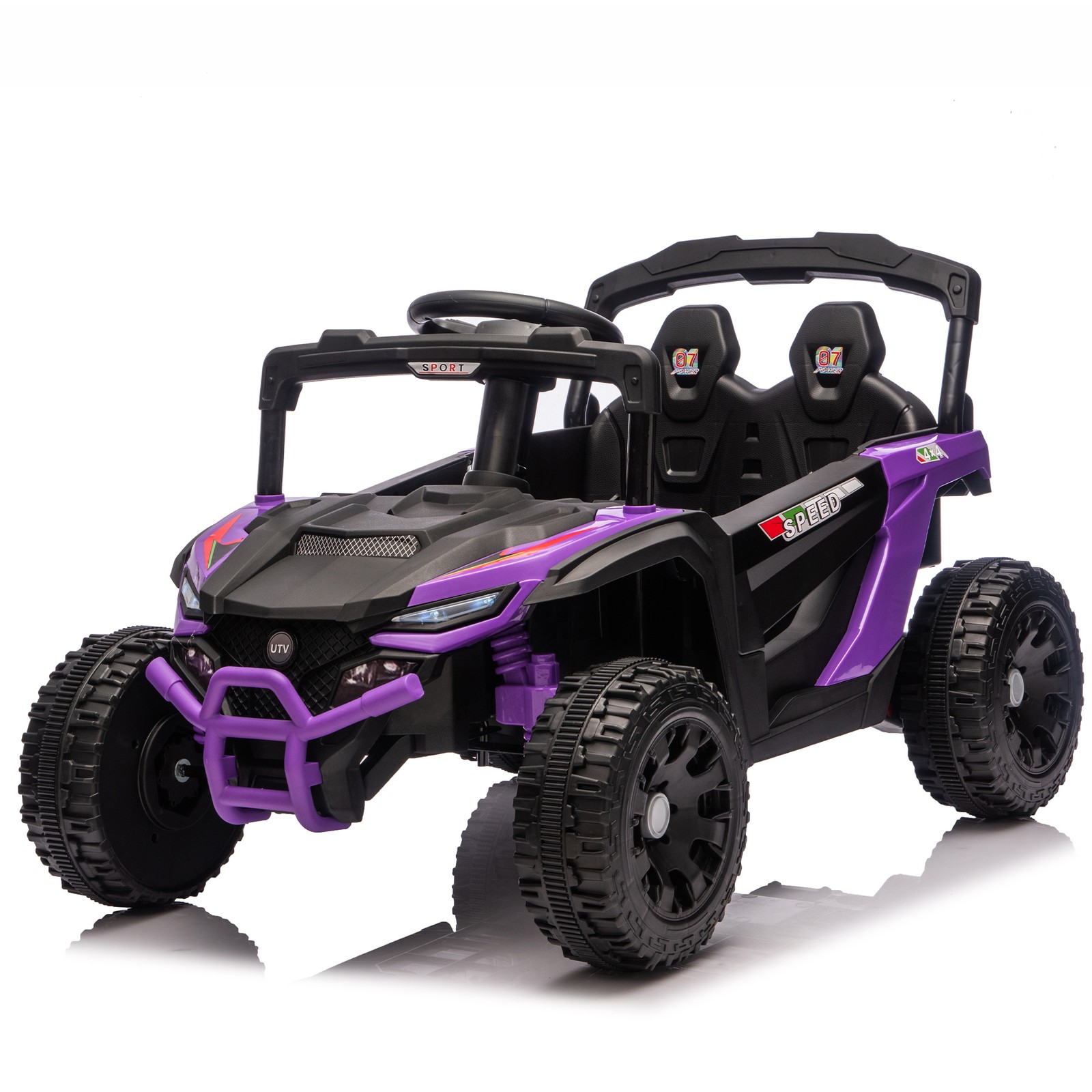 24V Kids ride on UTV W/ 2.4G PC,80W*2,Four-wheel suspension for Kids Aged 3-5