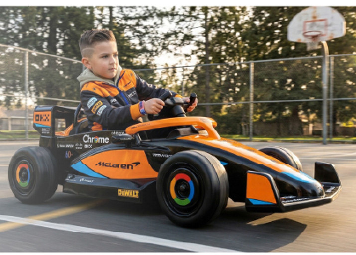 Kids 12V Electric Ride On Racing Car Battery Powered with RC for Ages 3 to 5