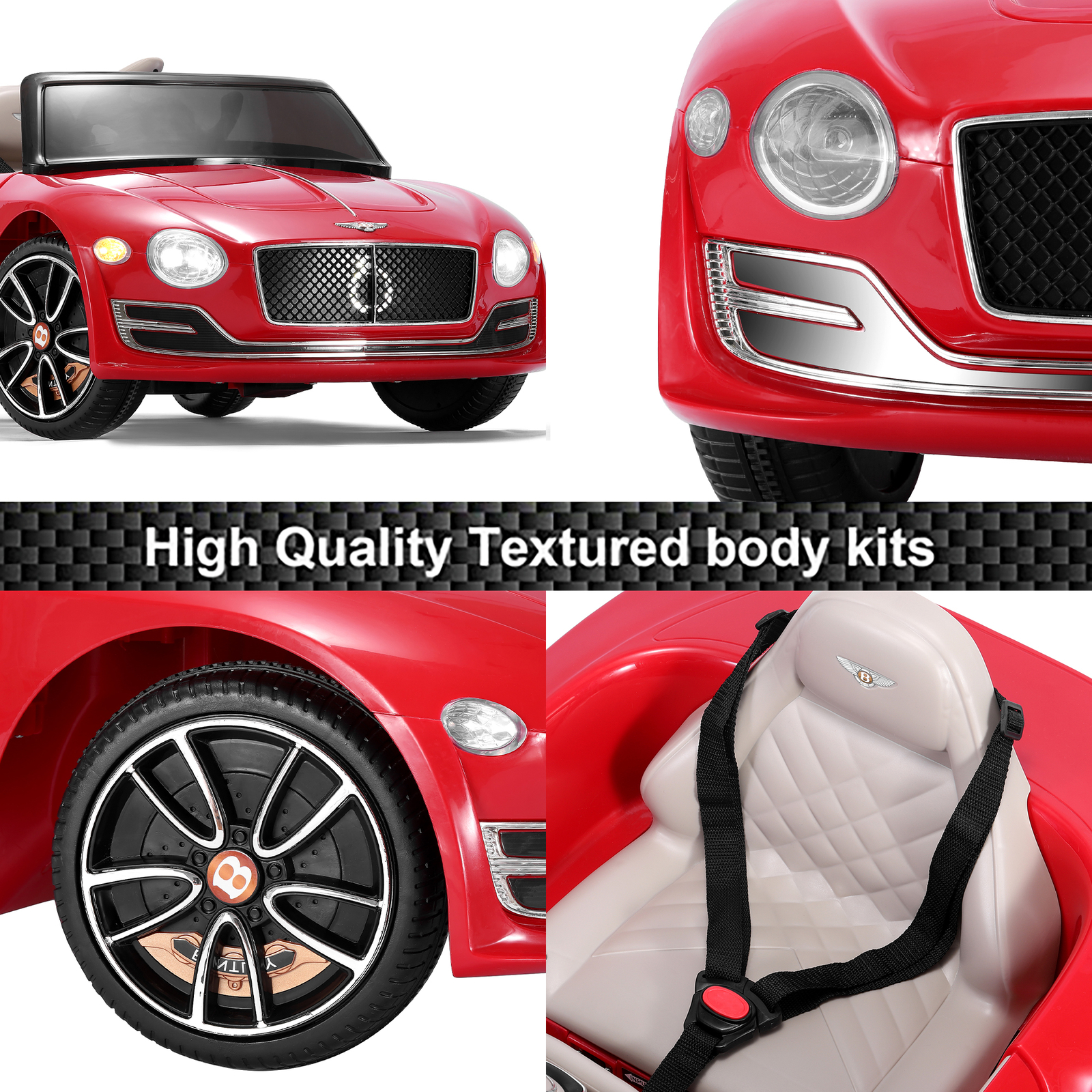 LICENSED Bentley Style Kids Electric Ride On Car Toys 12V 2.4G Remote Control