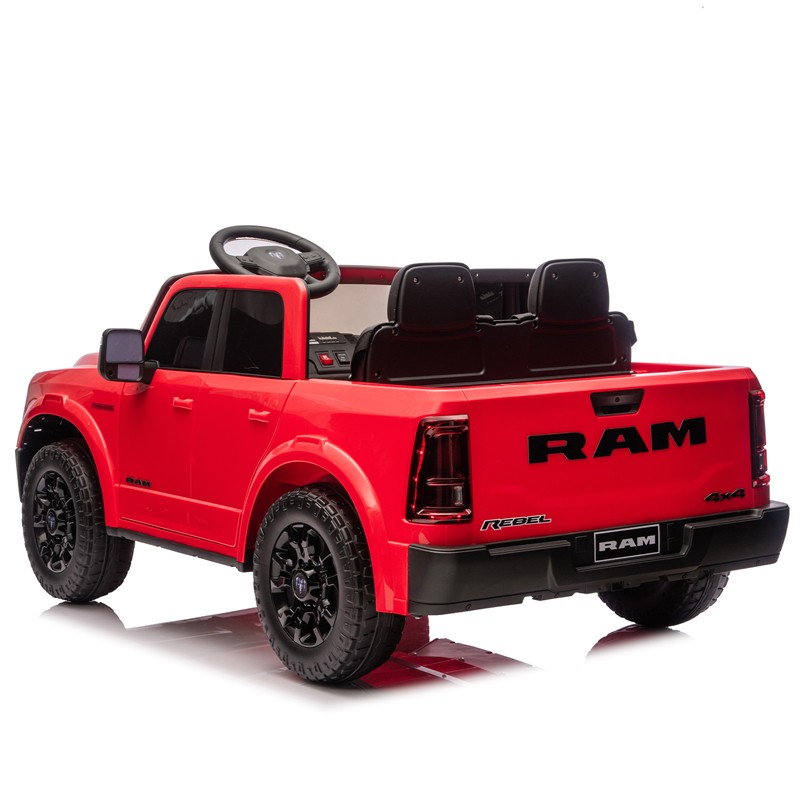 24V 160W Dodge RAM 2-Seater Kid Ride On Truck w/ Remote Control 2WD Car for 3-6
