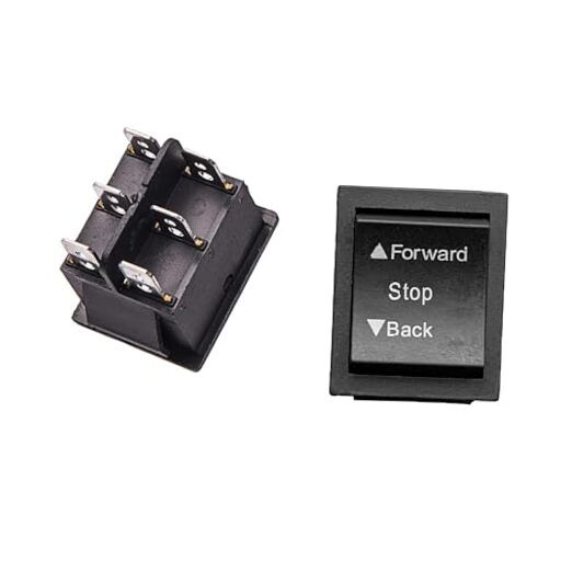 2 Pcs Universal Forward and Backward Switch for 6-24V Power Wheel Children’s