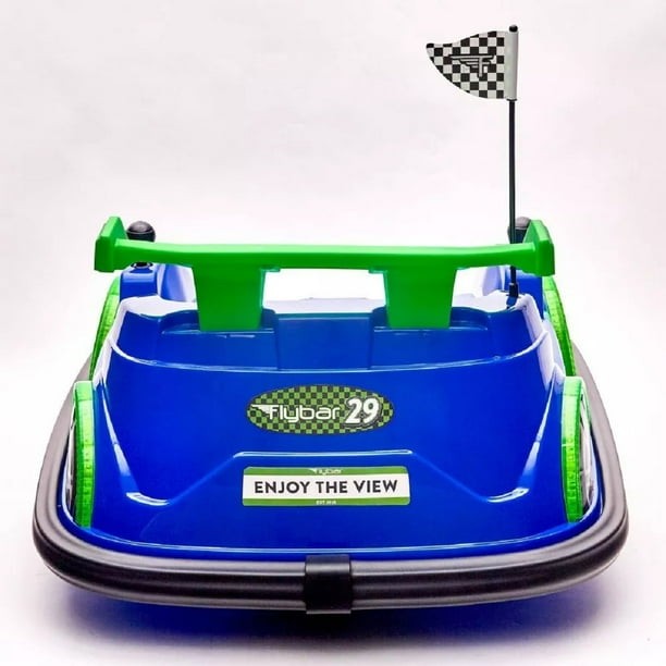 FLYBAR FUNPARK RACER RIDE-ON BUMPER CAR VEHICLE KIDS TODDLERS – BLUE/GREEN