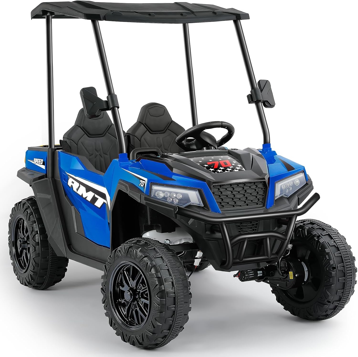 ELEMARA 24V Ride On Truck 2 Seater 4WD Remote Dump Bed