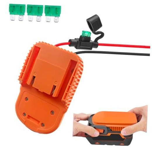 Power Wheel DIY Adapter for Ridgid AEG 18V Hyper Battery Dock Power 1PCS