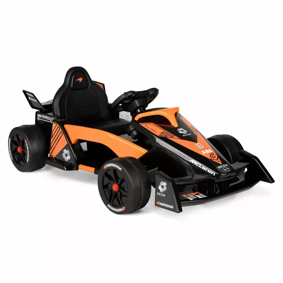 HYPER MCLAREN FORMULA F1 RACE CAR 12V BATTERY-POWERED VEHICLE , ORANGE/BLACK