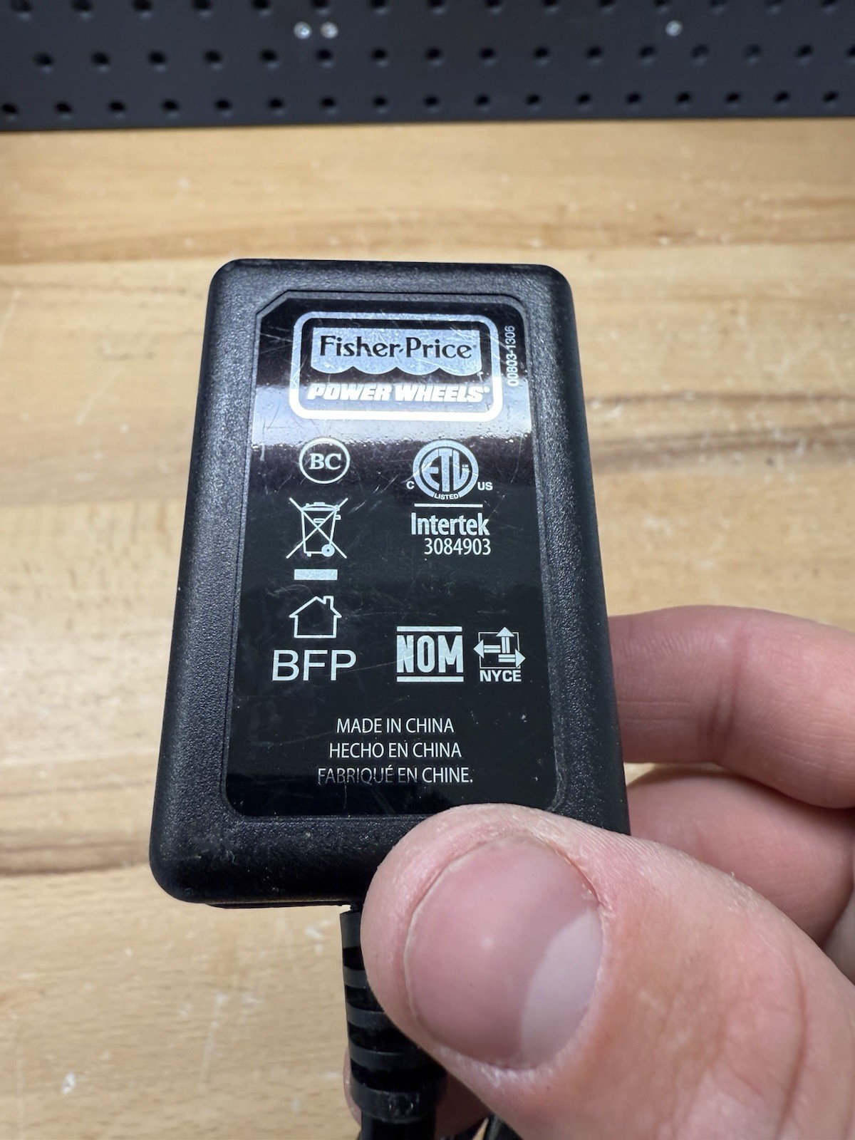 (N) Original Power Wheels Fisher Price 12 Volt 12V Battery Charger 00801-2101