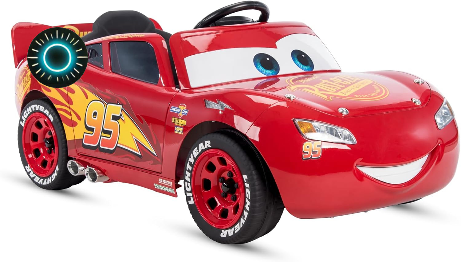 Huffy 6V Disney Pixar Lightning McQueen Ride-On Toy Kids Ages 3-7 Red FREE SHIP
