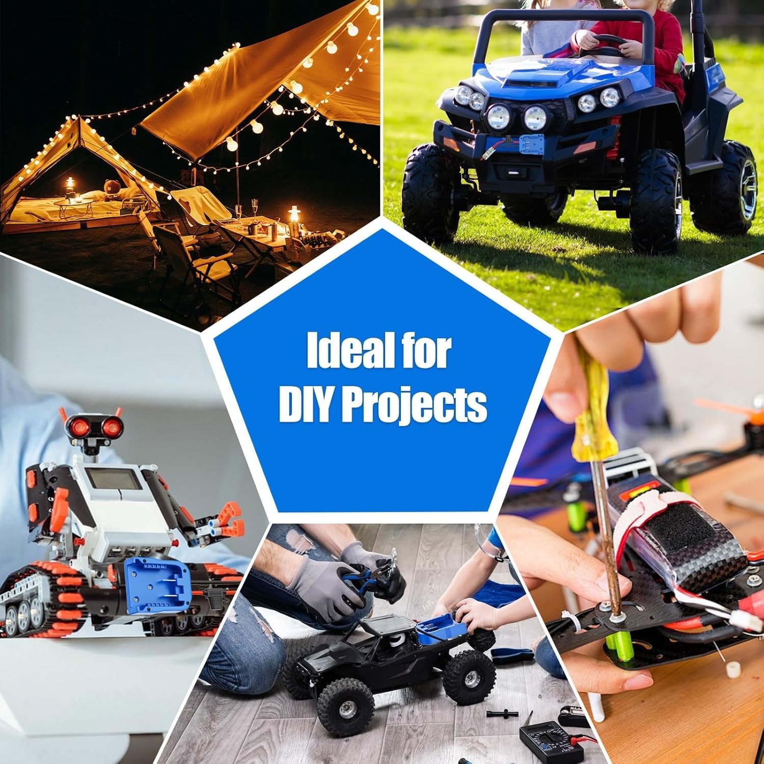 Durable Power Wheels Adapter for Kobalt 24V – Short Circuit Protection Included