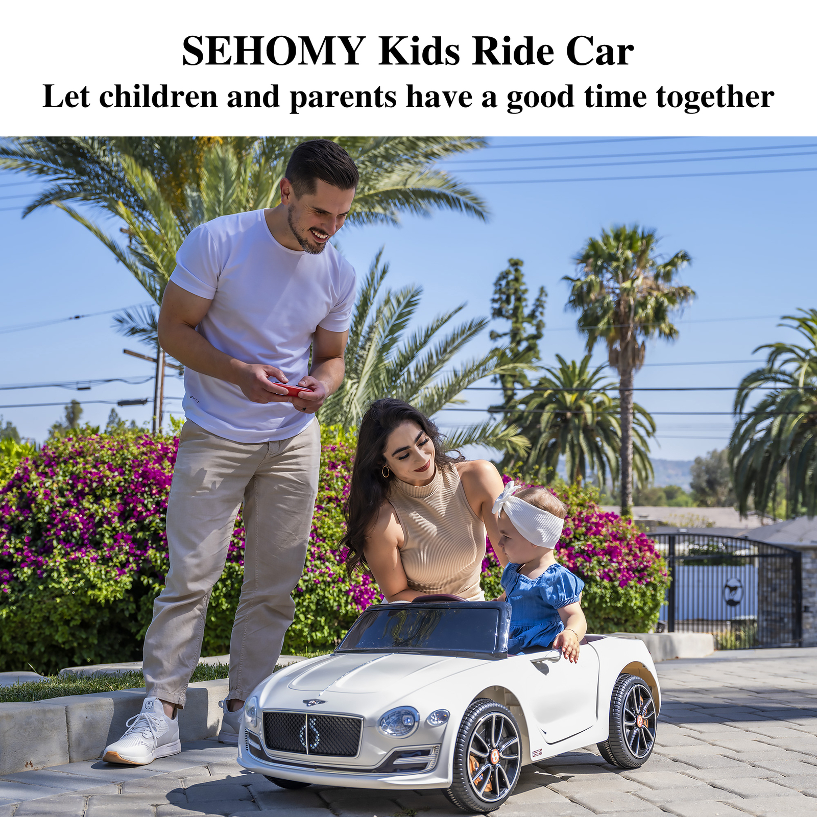 Bentley Licensed Kids Ride on Car Battery Powered Electric Toy Remote Control