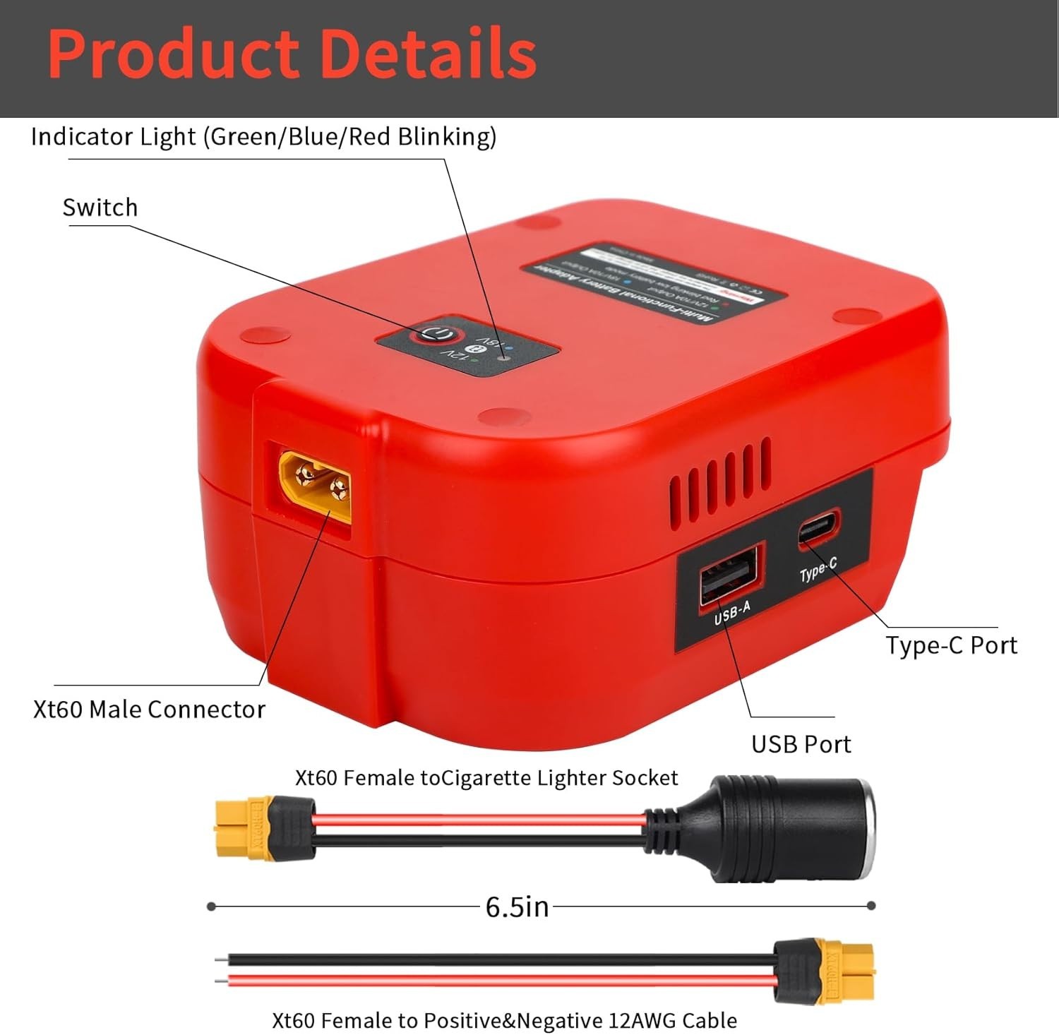 Step Down Converter for M18 18V Battery – Lightweight Design