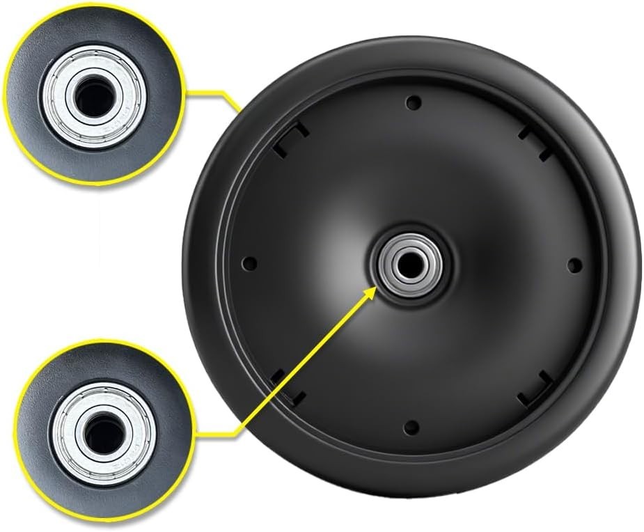 2 Pack 11”/28CM Nylon Larger Rear Tires for Power Wheels Electric 11″ tires