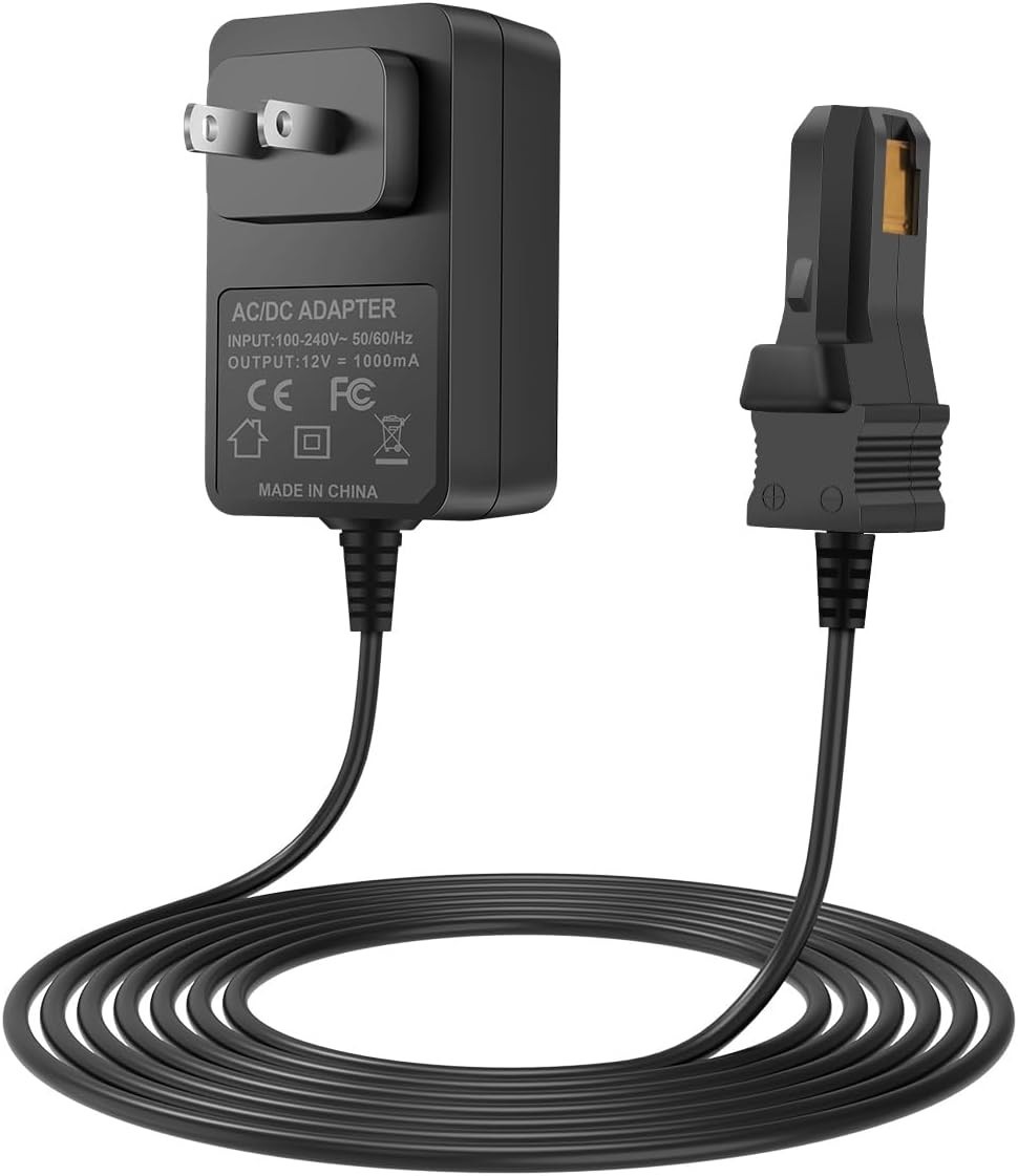 12-Volt Charger Replacement Part for Power Wheels Gray Battery and Orange Top…