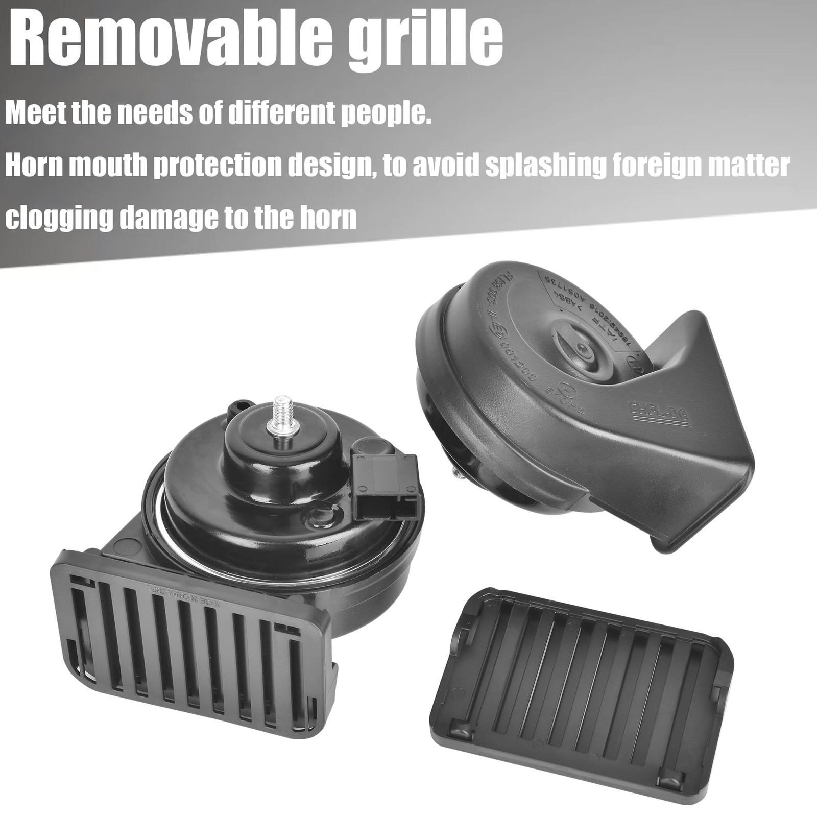 Loud Car Replacement Horn Kit for Toyota, 12V Waterproof Electric High/Low To…