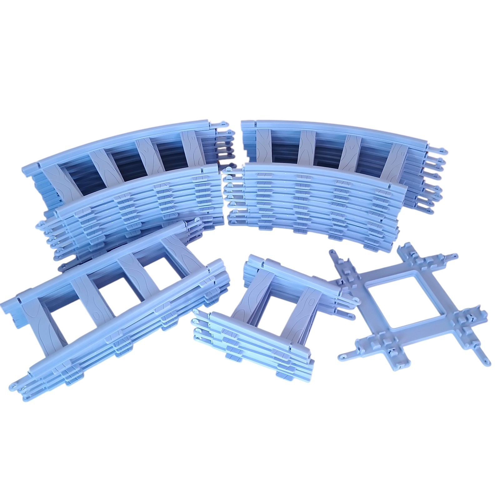 Kiddieland Disney Frozen Ride On Train Replacement Purple Track Lot of 27 Pieces